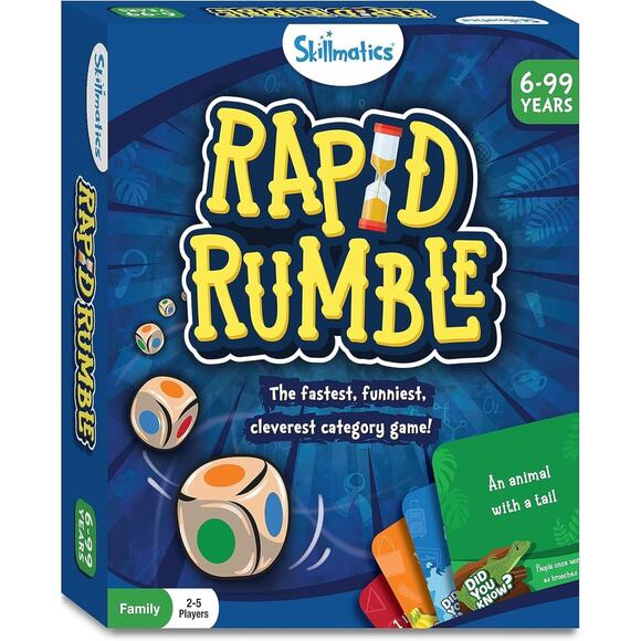 Skillmatics Rapid Rumble - Fast-Paced Board Game for Kids Teens & Adults Fun ... - Picture 8 of 8